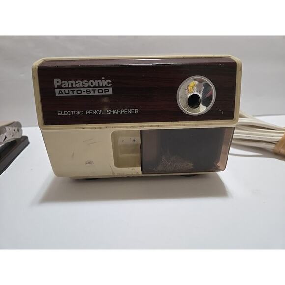 VTG Panasonic Auto-Stop Electric Pencil Sharpener Model KP-110 Tested/Works - Picture 2 of 11